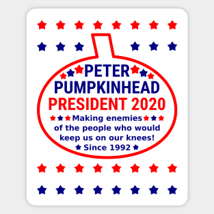 Peter Pumpkinhead 2020 Sticker